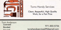 Toms Handy Services 1